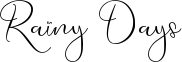Rainy Days Font
