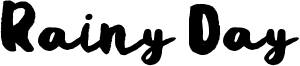 Rainy Day Font