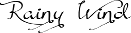 Rainy Wind Font