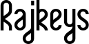 Rajkeys Font