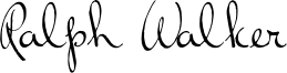 Ralph Walker Font