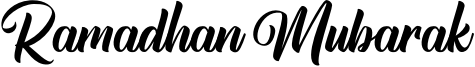 Ramadhan Mubarak Font