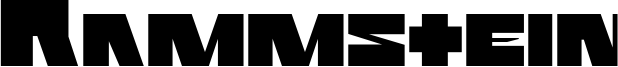 Rammstein Font