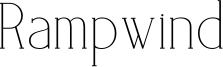 Rampwind Font