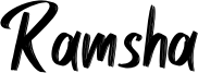 Ramsha Font