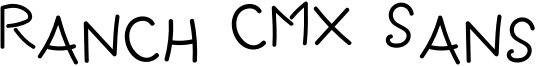 Ranch CMX Sans Font