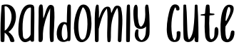 Randomly Cute Font