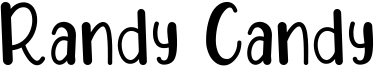 Randy Candy Font