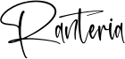 Ranteria Font