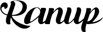Ranup Font