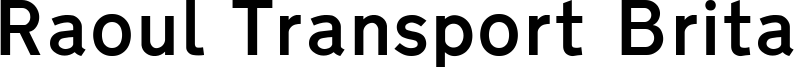 Raoul Transport Britannique Font