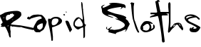 Rapid Sloths Font