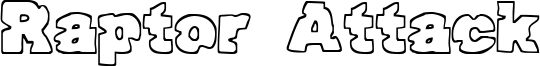 Raptor Attack Font