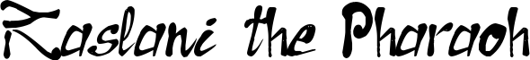 Raslani the Pharaoh Font