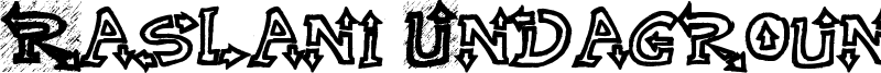Raslani Undaground Font