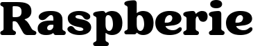 Raspberie Font