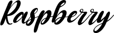 Raspberry Italic.otf