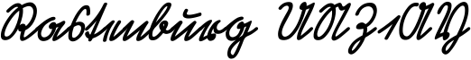 Rastenburg UNZ1AY Font