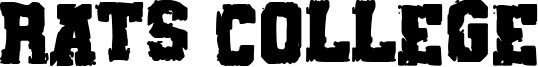 Rats College Font
