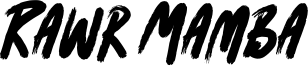 Rawr Mamba Font