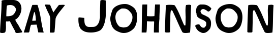 Ray Johnson Font