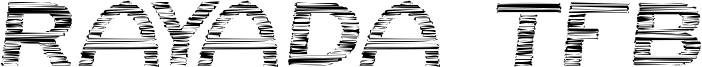 Rayada TFB Font