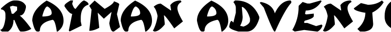 Rayman Adventures Font