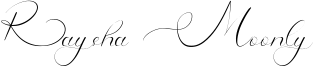 Raysha Moonly Font