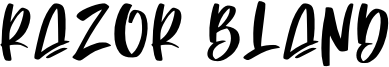 Razor Bland Font
