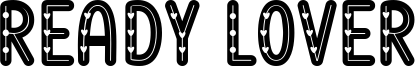 Ready Lover Font