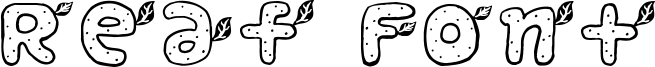 Reaf Font Font