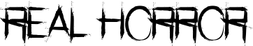 Real Horror Font