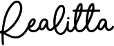 Realitta Font