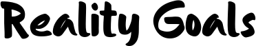 Reality Goals Font