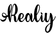 Realiy Font