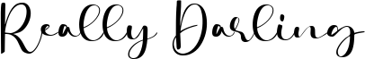 Really Darling Font
