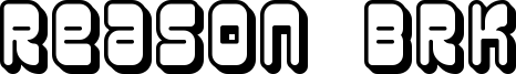 Reason BRK Font