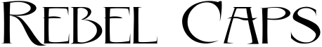 Rebel Caps Font