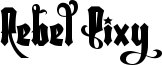 Rebel Pixy Font
