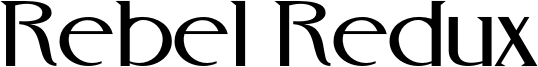 Rebel Redux Font