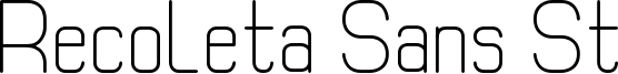Recoleta Sans St Font