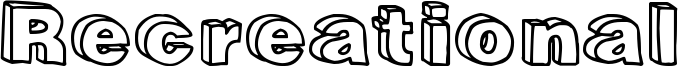 Recreational Font