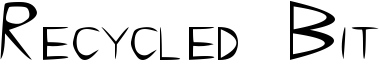 Recycled Bit Font
