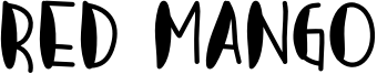 Red Mango Font