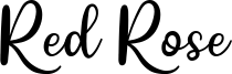 Red Rose Font