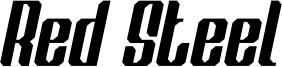 RedSteel - Italic.otf