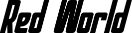 Red World Bold Italic.otf