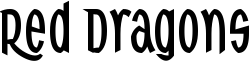 Red Dragons Font