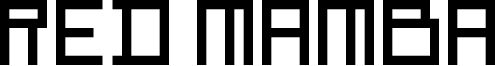 Red Mamba Font
