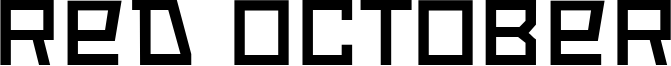 Red October Font